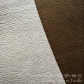 Upholstery Home Textile Leather Suede Fabric with Hot Stamping Process